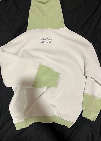 Pastel Renkli Kapüşonlu Sweatshirt - Görsel 3