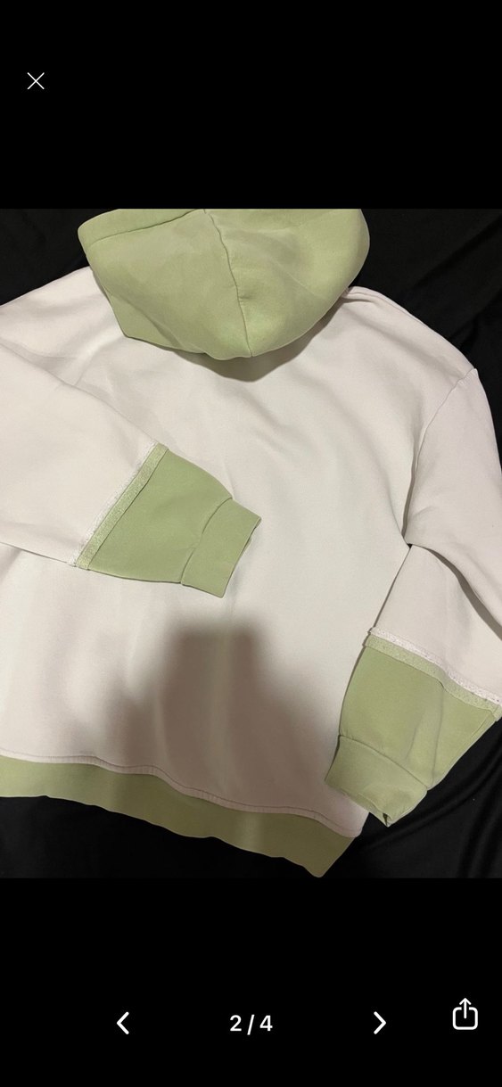 Pastel Renkli Kapüşonlu Sweatshirt - Görsel 2