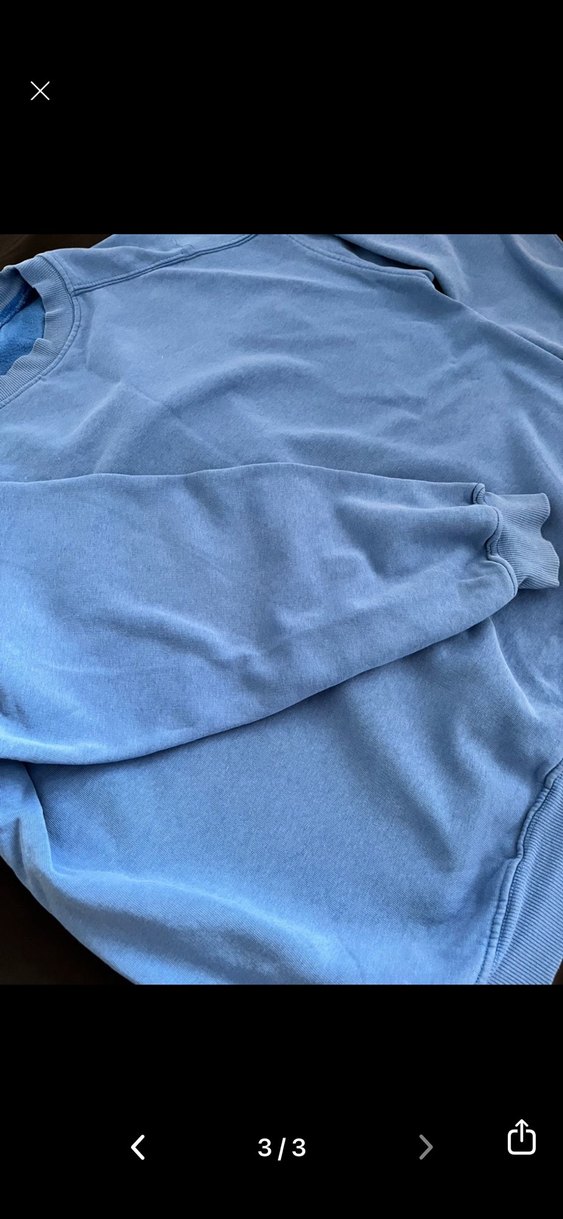 Kadın Mavi Basic Sweatshirt - Görsel 3