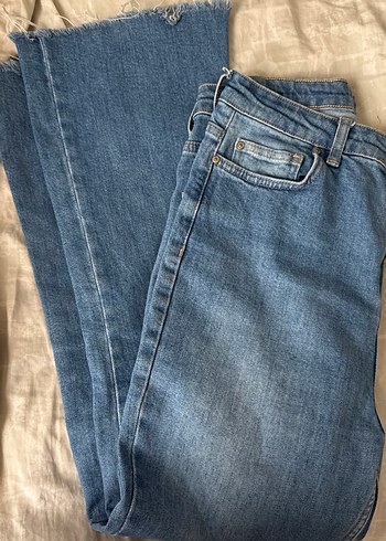 Trendyol & Milla Kadın Mavi Denim Midi Boy Jean