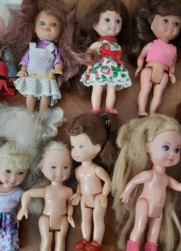 Kucuk Barbie Bebekler Tane 35 Barbie Oyuncak Bebek %20 İndirimli - Gardrops