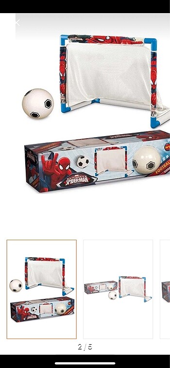 Diğer Lisansli Spiderman Futbol Kalesi Ve Topu Oyuncak - Orümcek Adam 