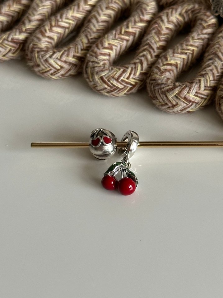 Pandora Kiraz Charm ve Klips - Görsel 2