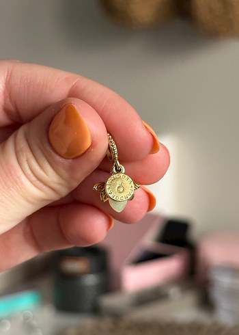Pandora Karanlıkta Parlayan Gold Ateş Böceği Charm - Görsel 3
