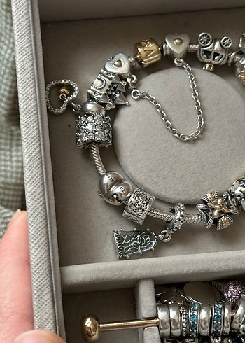 Pandora Two Tone Pierced Heart Charm - Görsel 6