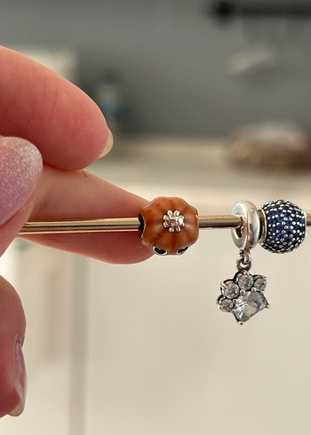 Pandora Pandora Karanlıkta Parlayan Bal Kabağı Charm