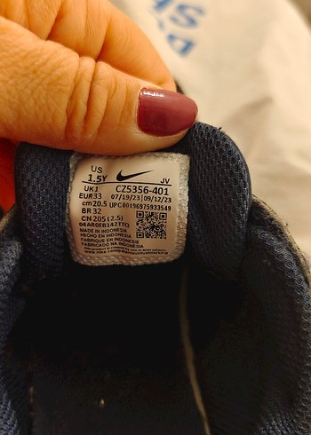 NIKE AIR Erkek Çocuk Lacivert Spor Ayakkabı - Görsel 5