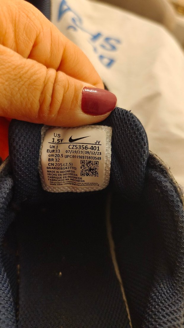 NIKE AIR Erkek Çocuk Lacivert Spor Ayakkabı - Görsel 5