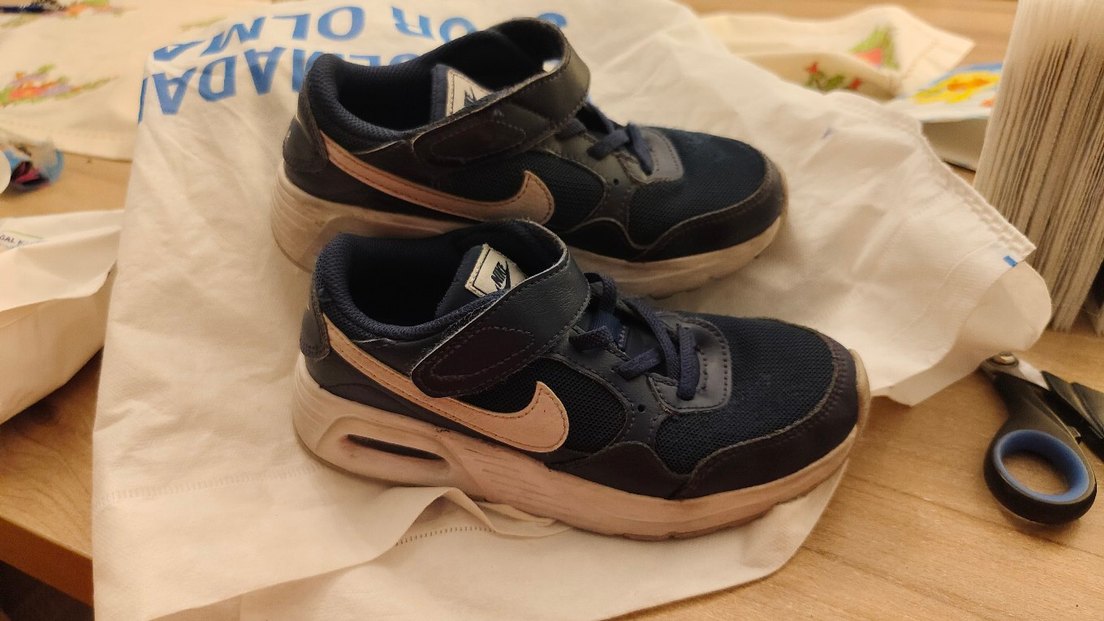 NIKE AIR Erkek Çocuk Lacivert Spor Ayakkabı - Görsel 4