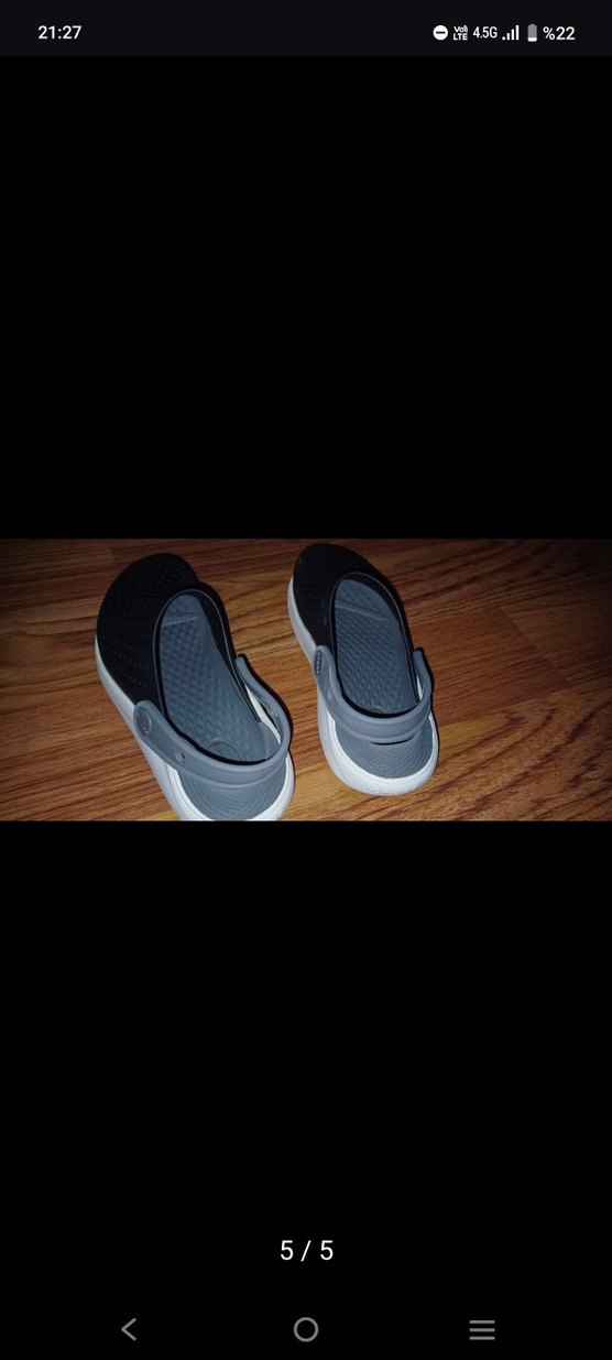 Crocs Erkek Çocuk lacivert Kaydırmaz Terlik - Görsel 5