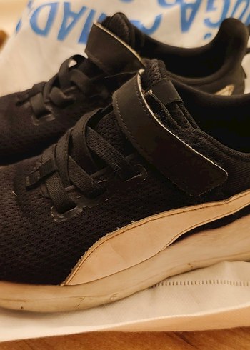 Puma Erkek Çocuk Siyah Spor Ayakkabı