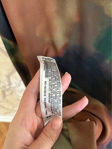 m Beden çeşitli Renk Zara baskılı örme elbise
