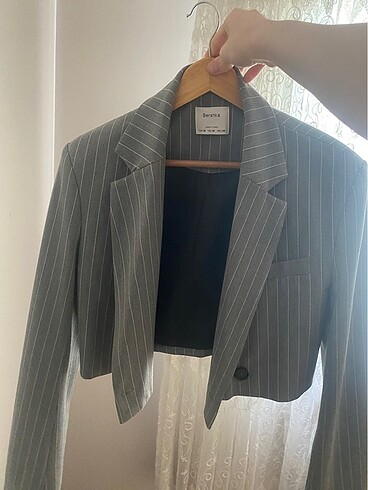 crop blazer ceket