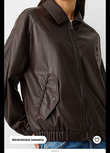 bershka deri ceket - Görsel 3