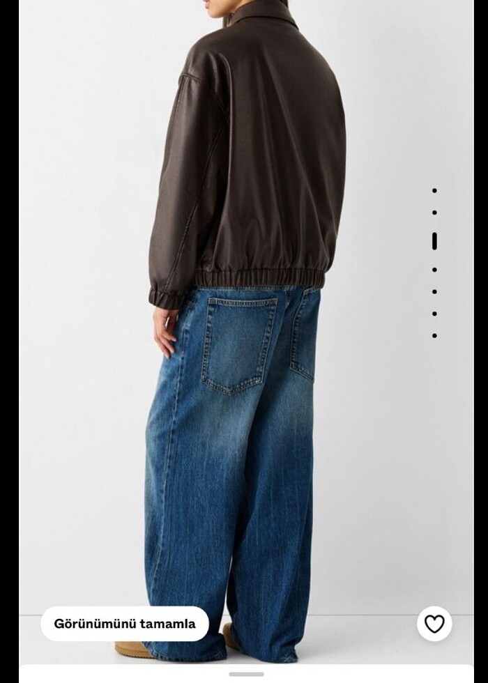 bershka deri ceket - Görsel 4