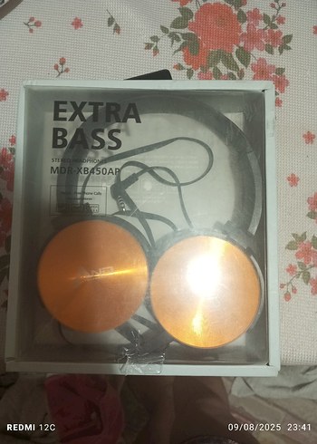 Bej Extra Bass Kulaklık