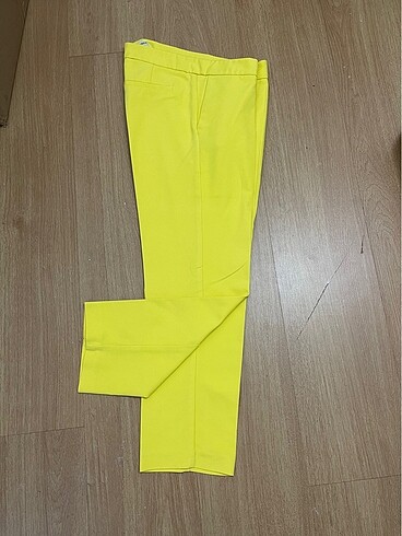 m Beden sarı Renk Kumaş pantolon