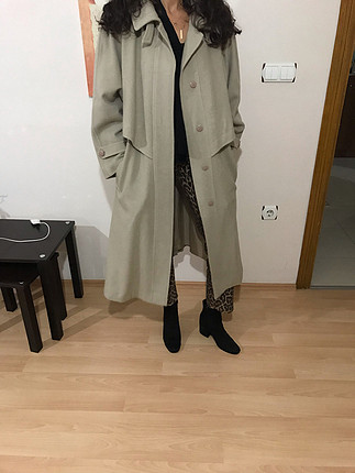 xl Beden Küf Vintage yün kaban