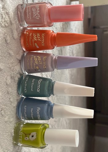 Beden Flormar Pastel Çok Renkli Oje Seti