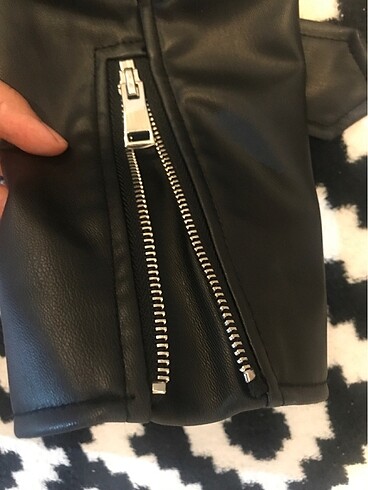 Zara Deri Ceket - Görsel 5