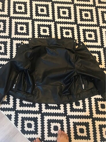 Zara Deri Ceket - Görsel 4