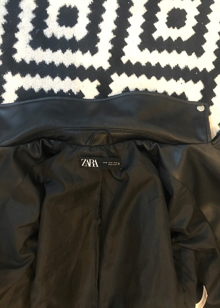 Zara Deri Ceket - Görsel 2