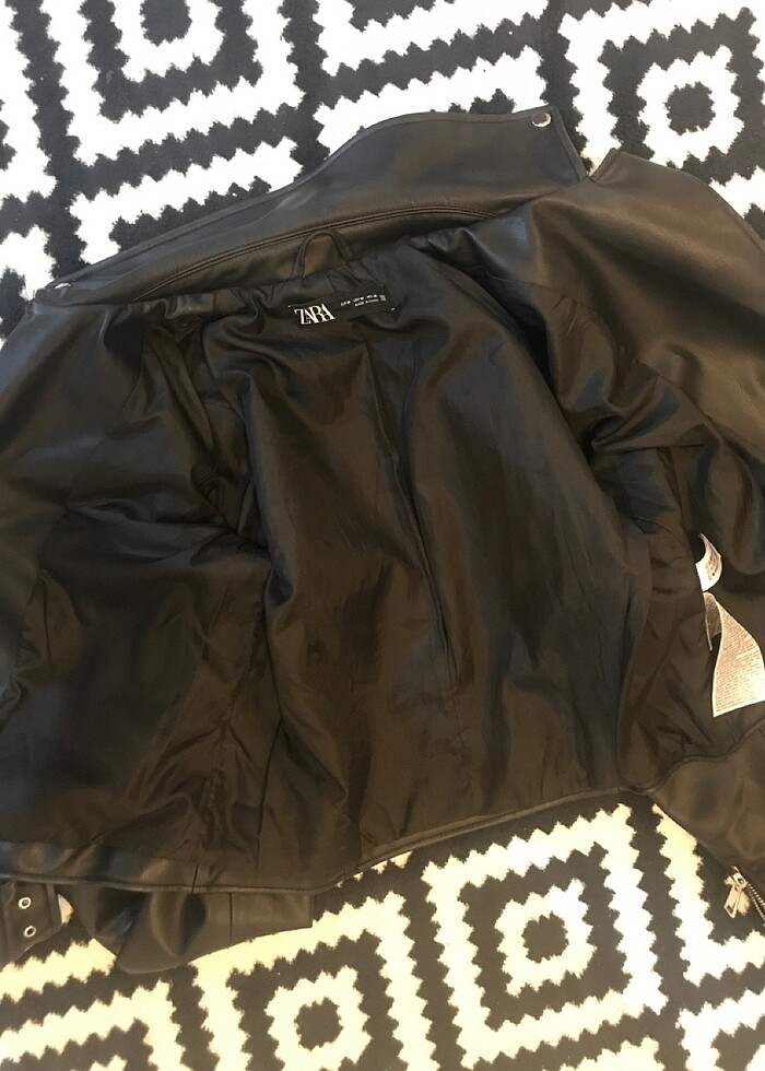 Zara Deri Ceket - Görsel 3