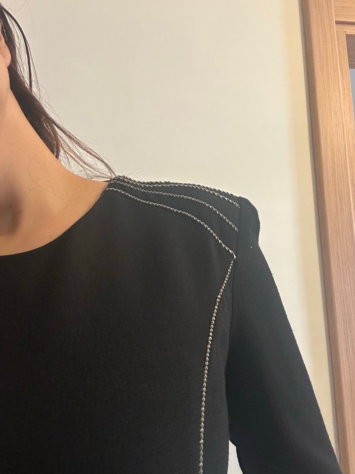 Mango siyah elbise - Görsel 4