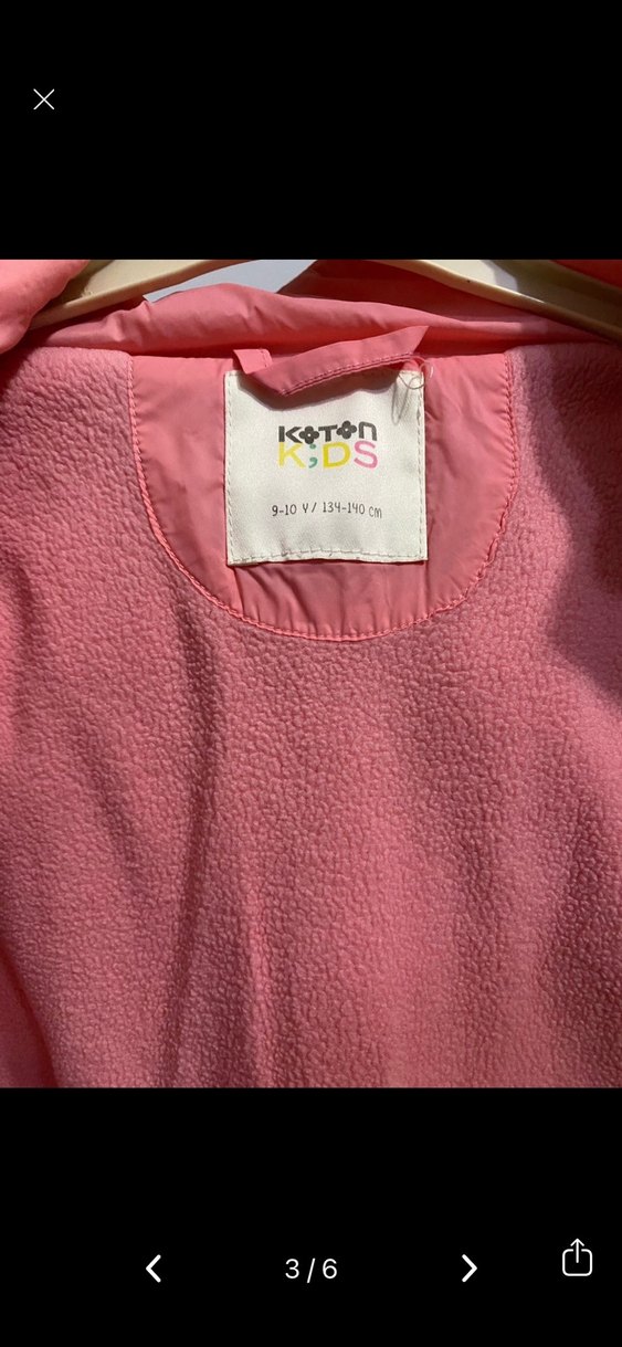 Pembe Kadın Midi Kaban Peluş Detaylı - Görsel 4