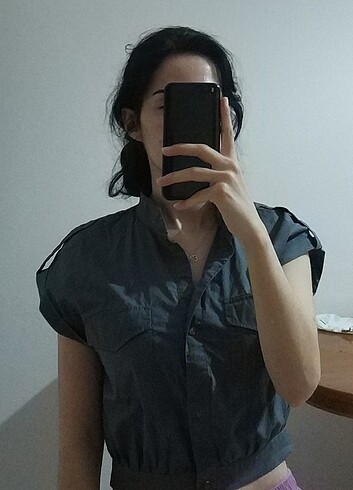 oxxo crop gömlek 