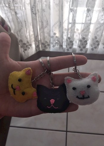 Küçük kedi anahtarlık  - Görsel 3