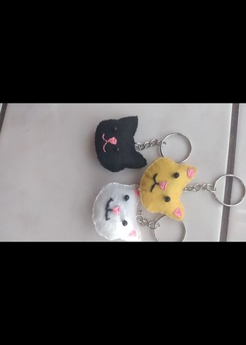 Küçük kedi anahtarlık  - Görsel 4