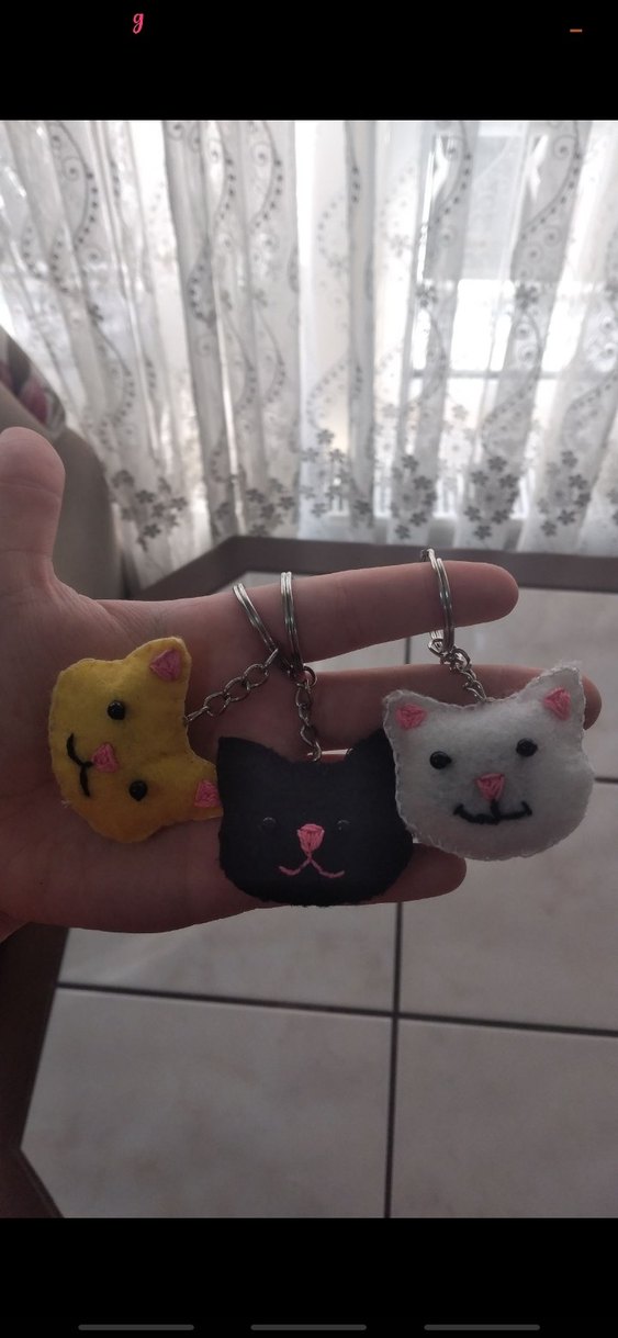 Küçük kedi anahtarlık  - Görsel 3