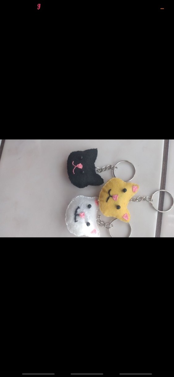 Küçük kedi anahtarlık  - Görsel 4