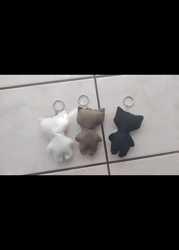 Karikatür Kedi Anahtarlık  - Görsel 2