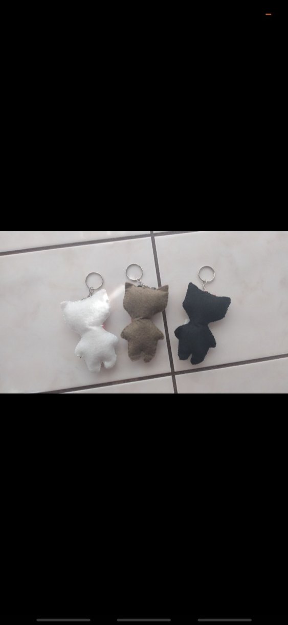 Karikatür Kedi Anahtarlık  - Görsel 2