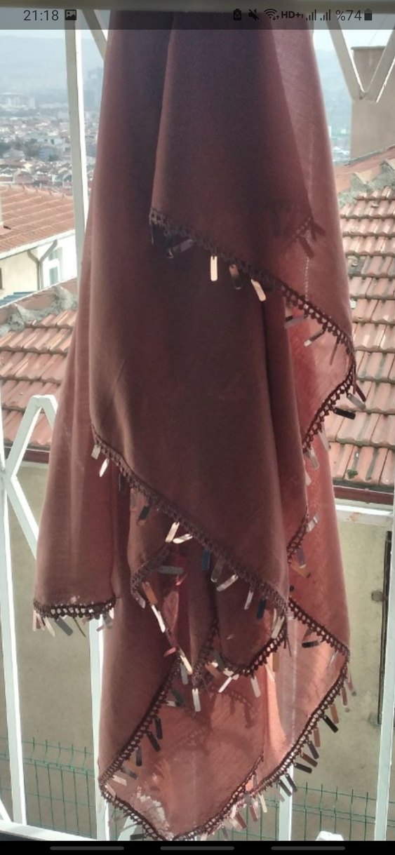 Çeyizlik pullu yazma - Görsel 5