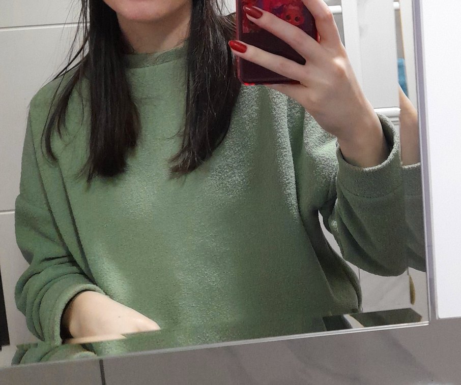 Yeşil Kadın Sweatshirt - Görsel 2