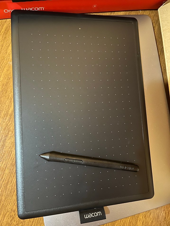 One by Wacom Kırmızı Grafik Tablet - Görsel 2