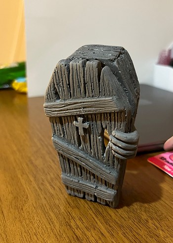 Gri Tabut Süs Eşyası Biblo - Görsel 2