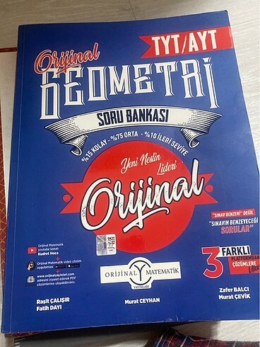 tyt ayt matematik orjinal yayinlari soru bankasi