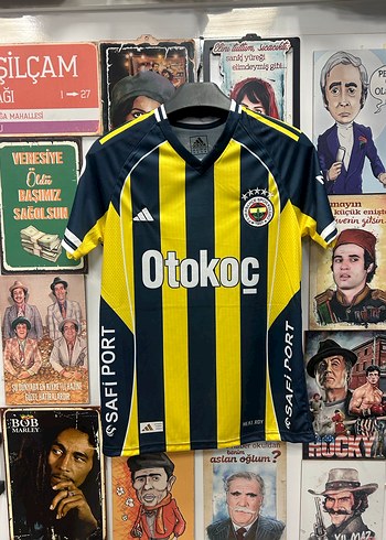 Sarı Siyah Erkek Kısa Kollu Spor Forma