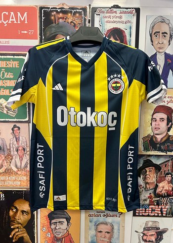 Sarı Siyah Fenerbahçe Kısa Kollu Forma