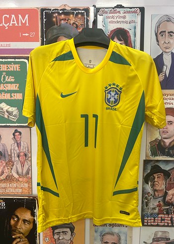 Sarı Erkek Kısa Kollu Brazil Forma