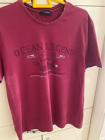l Beden bordo Renk Kaliteli tshirt