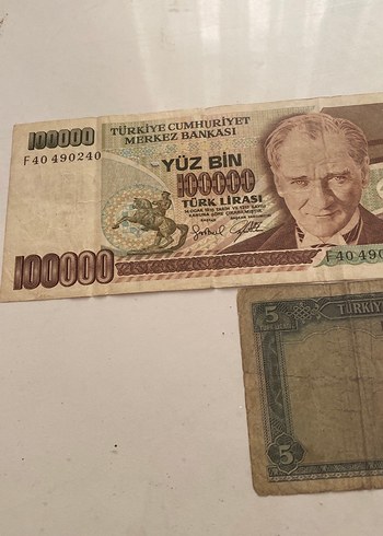 Değerli Türk kağıt paraları