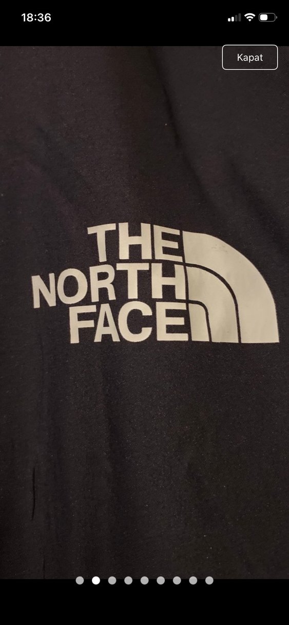 The North Face Lacivert Fermuarlı mevsimlik - Görsel 2
