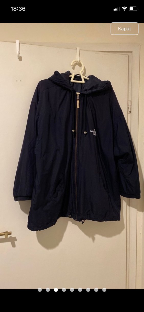 The North Face Lacivert Fermuarlı mevsimlik - Görsel 3