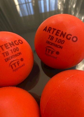Kaliteli Turuncu Pilates Topu ITF Onaylı - Görsel 3