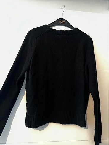 xs Beden Siyah basic triko kazak bluz